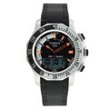 Tissot Men's 'Sea Touch' Stainless Steel Rubber Strap Watch