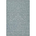Hand-tufted Jaira Blue Wool Rug (7' x 10')