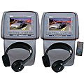 Pyle DVD Player/ 7-inch Monitor Headrests (Set of 2)