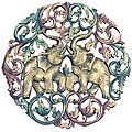 Hand-carved Elephants Floral Teak Wood Wall Hanging (Thailand)