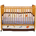 Jenny Lind Stationary Oak Finish Convertible Crib