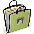 Scrapfolio Photo Window Expandable Green 12x12-inch Storage Case