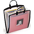 Scrapfolio Expandable Pink Photo Window 12x12-inch Storage Case