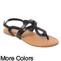 Glaze by Adi Women's Knot Detail Sandals