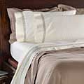 Fleur-de-lis Embroidered Cotton Sheet Set