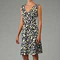 Another Thyme Women's Polka Dot Surplice Dress