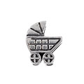 Signature Moments Sterling Silver Baby Carriage Bead