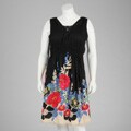Lola P Women's Plus Size Floral Sundress