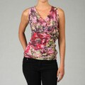 Sweet Pea Women's Short Sleeve Surplice Top