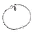 Signature Moments Sterling Silver 7.25-inch Bead Charm Bracelet (3 mm)
