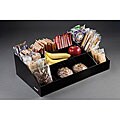 Rosseto Large Black Table Top Organizer
