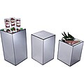 Gourmet Display 12-inch Acrylic Mirror Column Set