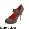 Bamboo by Journee Women's High-heel Mary Janes
