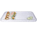 Gourmet Display Textured Acrylic Sheet Pan Rack Tray