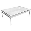 Gourmet Display Gastro Full Size Porcelain Platter and Stand