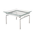 Gourmet Display Strata Metal Stand with Large Diamond Glass Platter