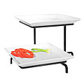 Gourmet Display Strata 2-level Stand with Platters