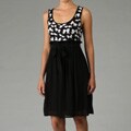 Population Women's Belted Twofer Dress