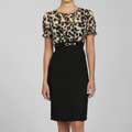 Connected Apparel Women's Belted Dress