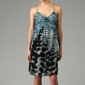 Max & Cleo Women's Printed Silk Halter Dress