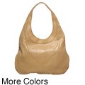 Sondra Roberts New York Leather Strips Hobo