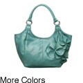 Valencia Vinyl Flower Tote