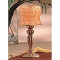 Quilted Gold Antique Candle Lamps (Pack of 6)
