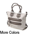 Je Veux Faux Leather Trim Tote Bag