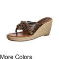 Coconuts Women's 'Burbank' Thong Wedge Sandal