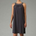Julian Taylor Women's Grey Studded-neck ITY Dress