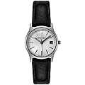 Dreyfuss & Co. Women's 1890 Black Leather Watch