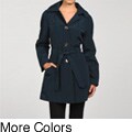 London Fog Women's Single-breasted Hooded Coat