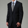 Joseph Abboud Men's Navy Stripe Wool Suit