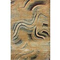 Alexa Kharma Collection Desert Terrain Sand Rug (7'10 x 11'2)