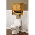 Altra Bamboo Wood Wall Cabinet