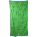 Frog Embroidered Cotton Beach Towels (Set of 2)