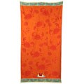 Crab Embroidered Cotton Beach Towels (Set of 2)