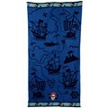 Pirate Skulls Embroidered Cotton Beach Towels (Set of 2)