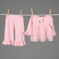 Mia Belle Girl's Ruffled Pants and Long Sleeve Tunic