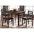 Warrickville Dark Walnut 5-piece Dinette Set