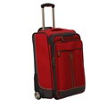 Sierra Club 'Muir Pass' Sunset Red/ Smoke 21-inch Expandable WheelAboard Suitcase