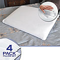 Bodipedic Molded Memory Foam Pillows (Pack of 4)