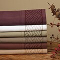 600 Thread Count Embroidered Sheet Set with Bonus Pillowcases