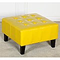 Ethan Children's Yellow Patent Leather Ottoman
