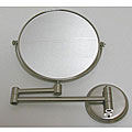 DeNovo Round Wall-mount Nickel Magnifier Mirrors (Pack of 4)