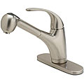 Brushed Nickel Multi-function Pullout Kitchen Faucet (Case of 12)
