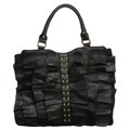Christina C Elegant Polished Hardware Day Bag