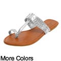 Sunny Feet by Journee Women's Studded Sandals