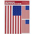 USA Flag Window Cling Decorations (Case of 288)