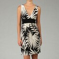 Max & Cleo Women's Double V-neck Knit Dress